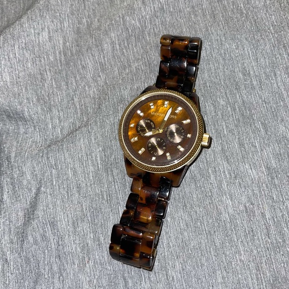 tortoise Michael Kors watch - Picture 1 of 4